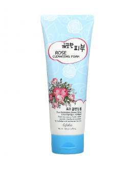 Esfolio Очищающая пенка для лица с экстрактом розы Pure Skin Herb Cleansing Foam, 150ml