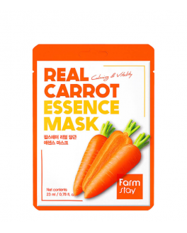FarmStay Mască din țesătură cu extract de morcovi Real Carrot Essence Mask