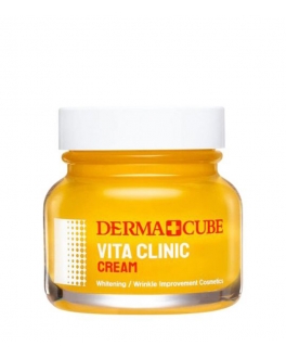 Farmstay Crema cu vitamine pentru fata Derma Cube Vita Clinic Cream, 60 ml