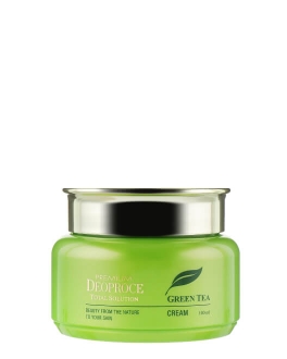 Deoproce Увлажняющий крем для лица Green Tea Total Solution, 100 мл
