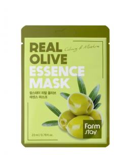 FarmStay Mască din țesătură Real Olive,1 buc