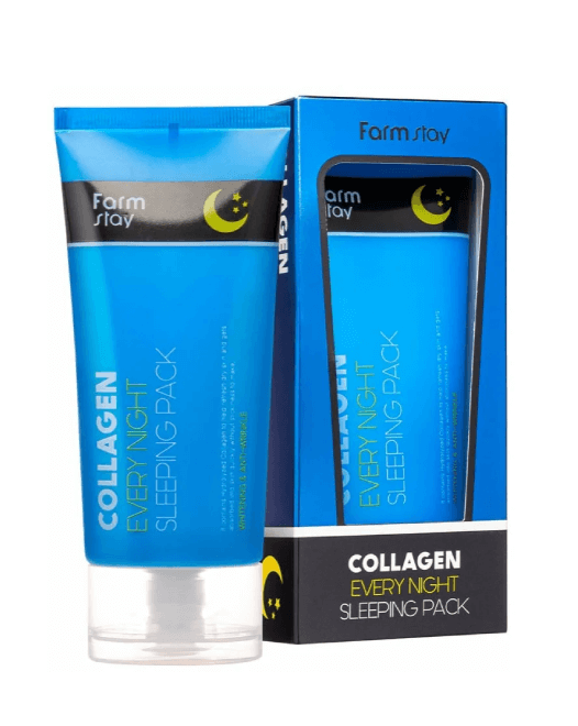 FarmStay Mască de noapte hidratantă cu colagen Collagen Every Night Sleeping Pack, 120 ml