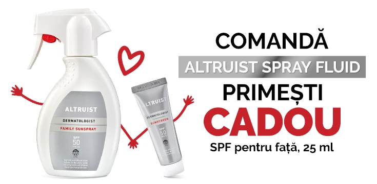 SPF cadou la Altruist Spray Fluid!